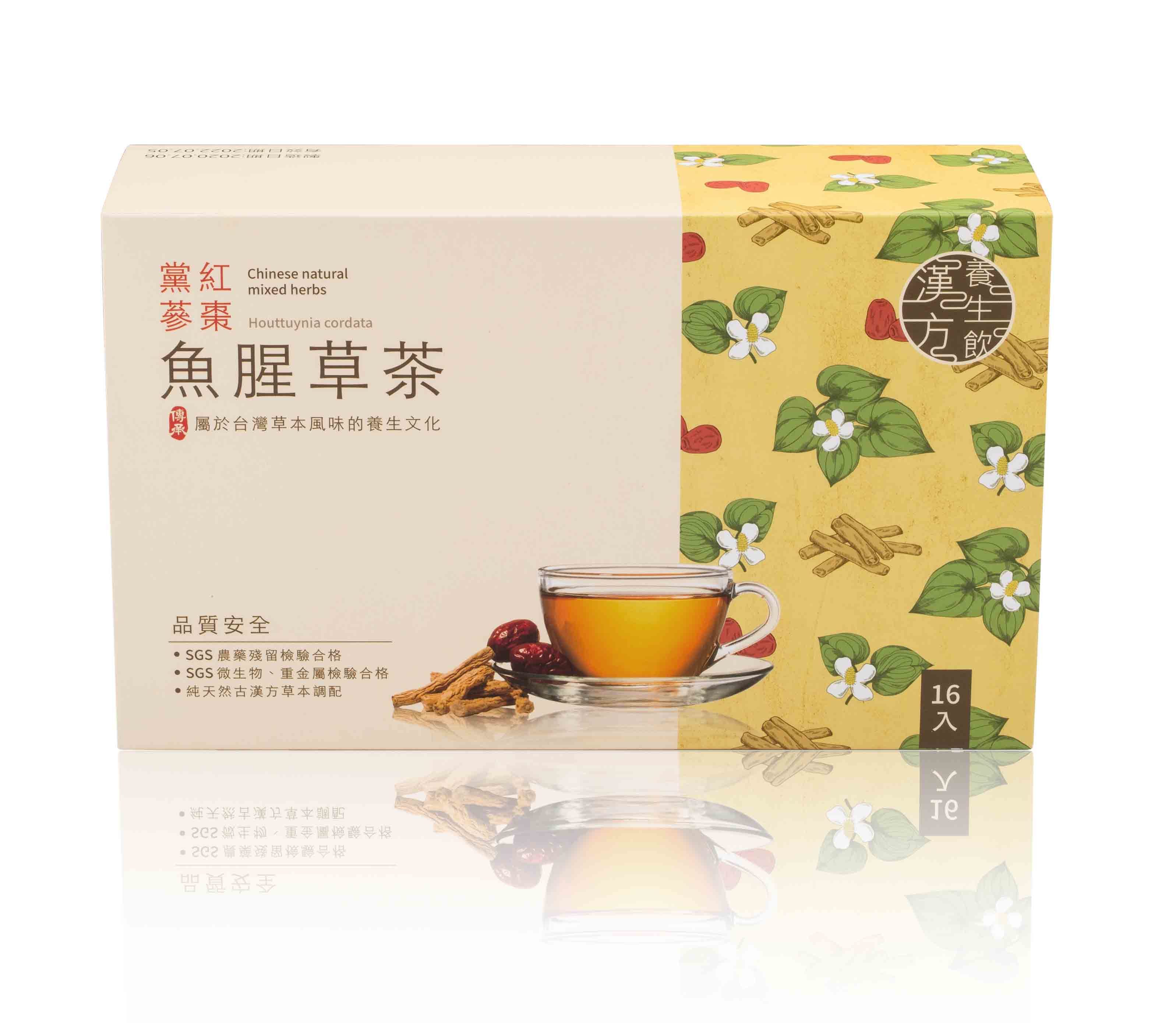 趕食髦_黨蔘紅棗魚腥草茶(包) 16入