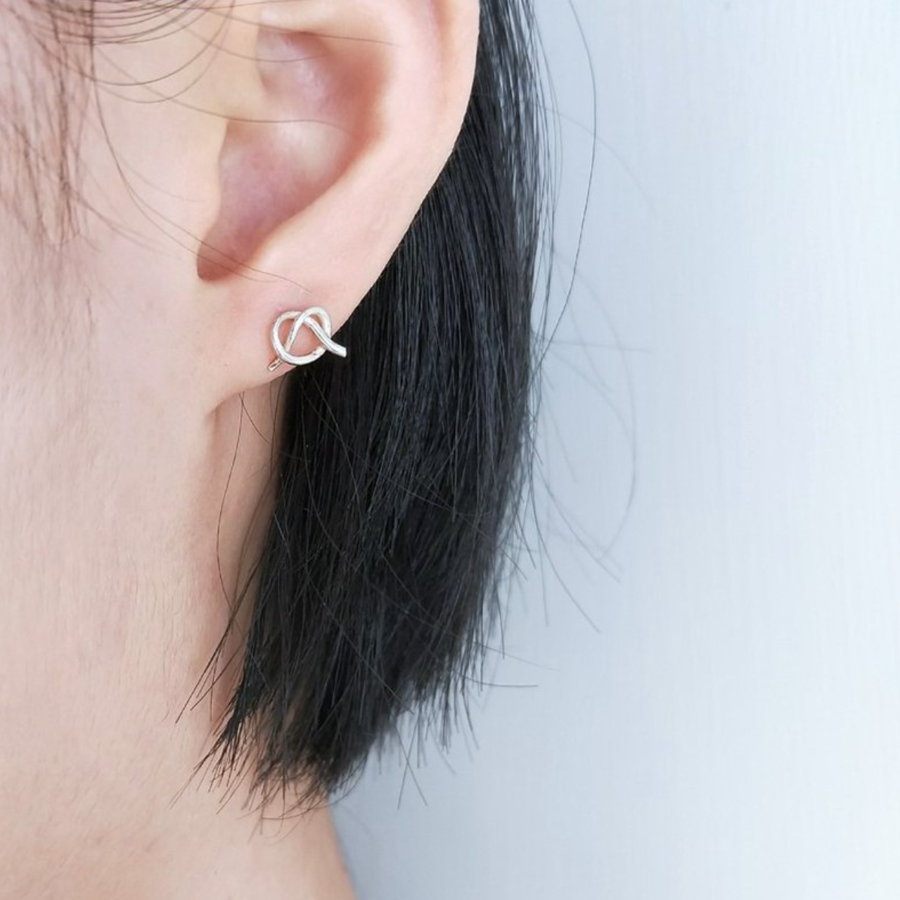 │簡約│蝴蝶餅 • 耳針耳夾 • 純銀耳飾 • 設計師原創