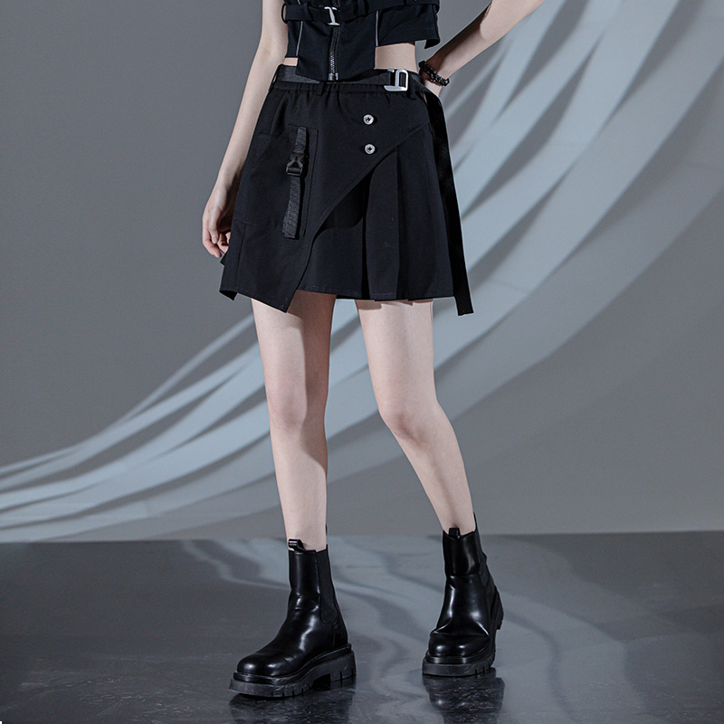 【 50% OFF 】隱蔽者不對稱機能工裝短裙