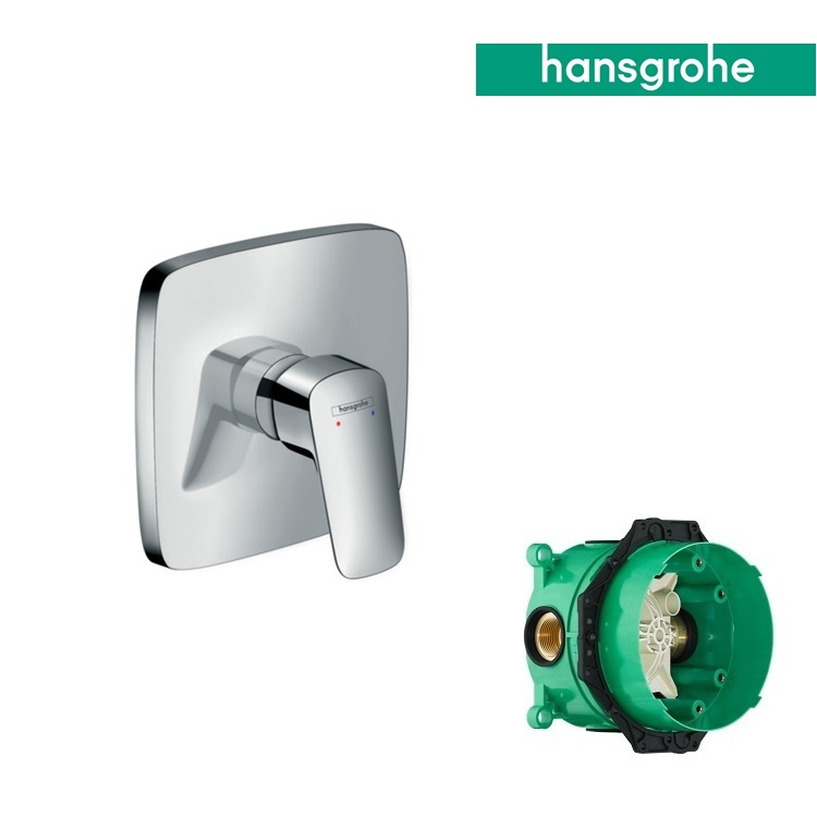 hansgrohe Logis 71605, -000 + 01800, -180 Single lever shower mixer for concealed installation - GA Approval