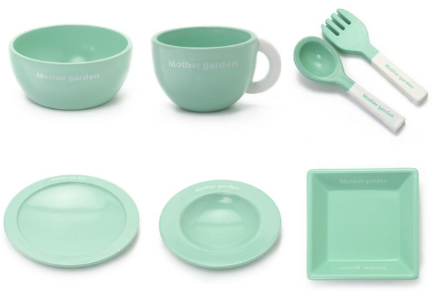 【日本Mother Garden】 餐具-薄荷綠系列