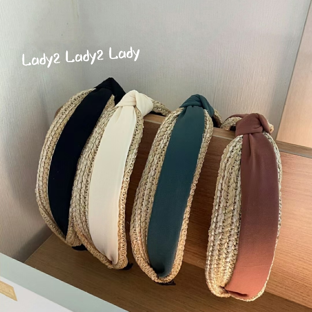 亞麻編織頭箍 C149