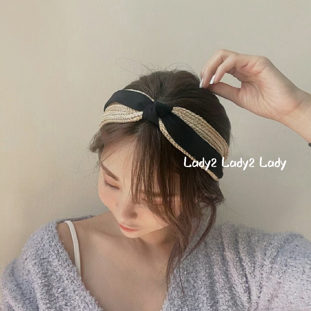 亞麻編織頭箍 C149