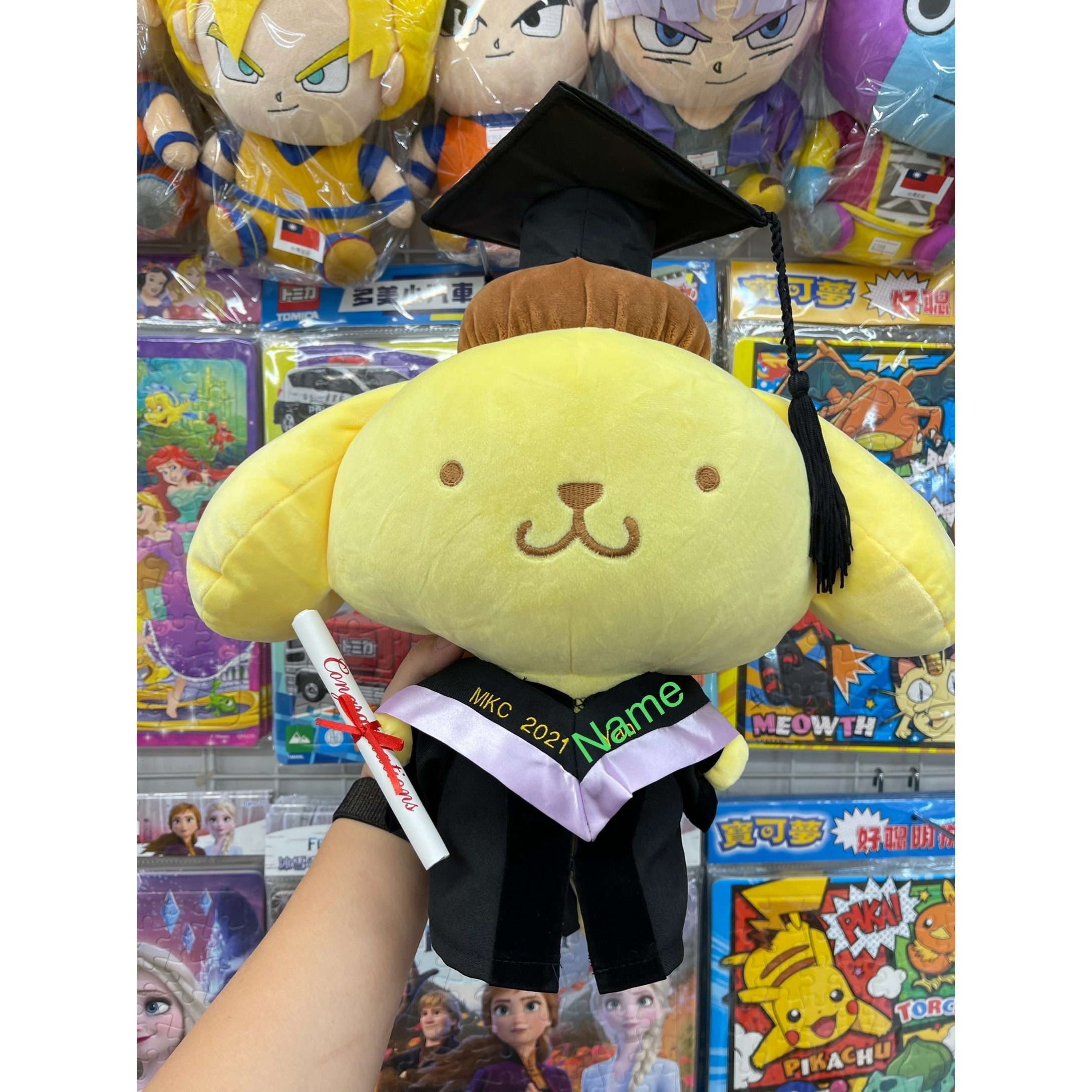 布甸狗畢業公仔