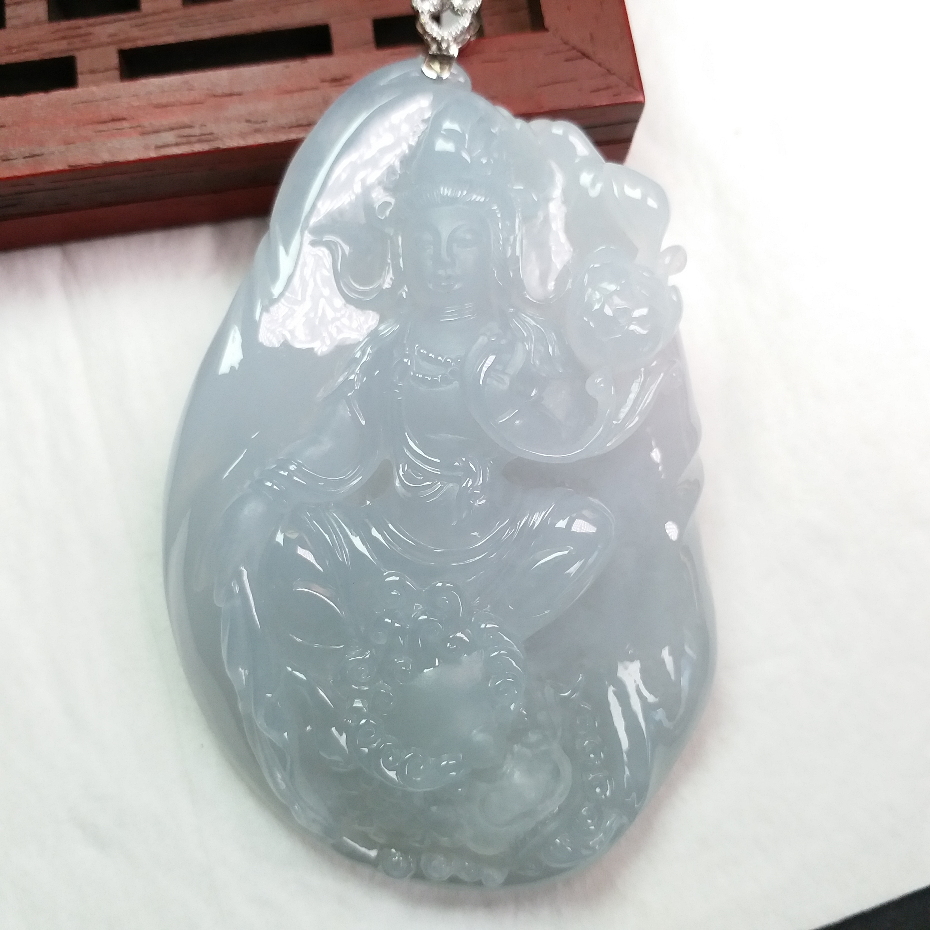 文殊菩薩, 天然翡翠A玉, 緬甸玉, Jade, Jadeite