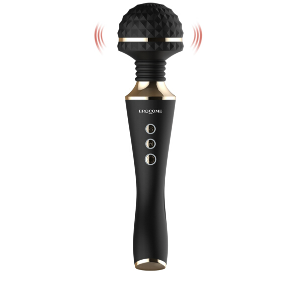 EROCOME《CR. Austrilis 南冕座》強震加溫AV棒 （黑色／櫻桃紅）