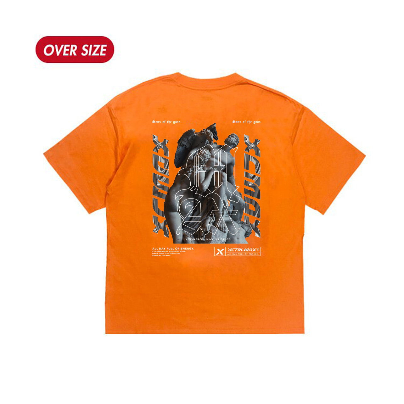MAXXC 眾神之子短T-橘