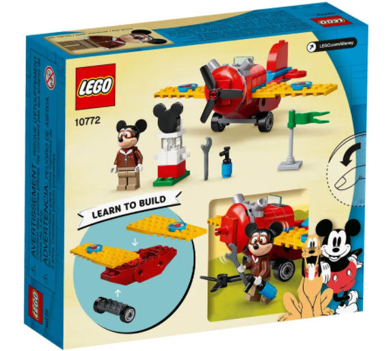 LEGO 10772 Mickey Mouse's Propeller Plane 米奇的螺旋槳飛機 (4+，Disney 迪士尼）