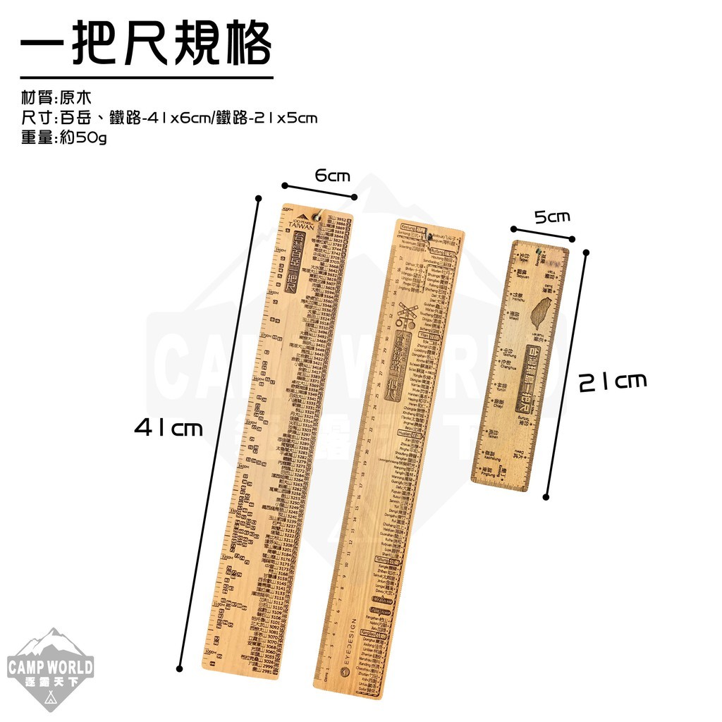 看見設計 台灣百岳鐵路環島紀念尺