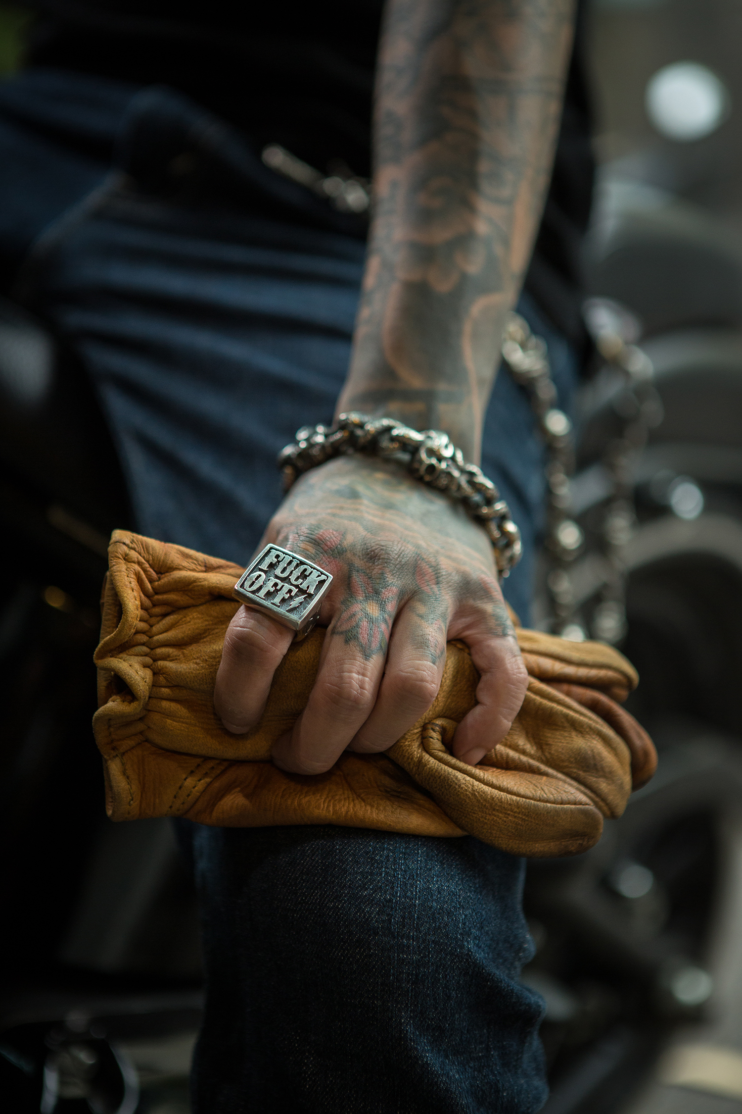 *Black Venom Jewelry- Poison The Fuck Off Ring 純銀滾開戒 。