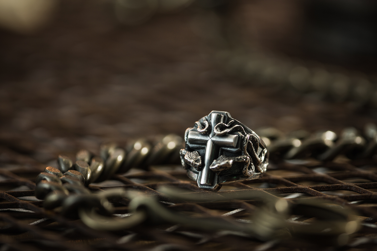 *Black Venom Jewelry- Poison The Lust Ring 純銀小蛇戒。