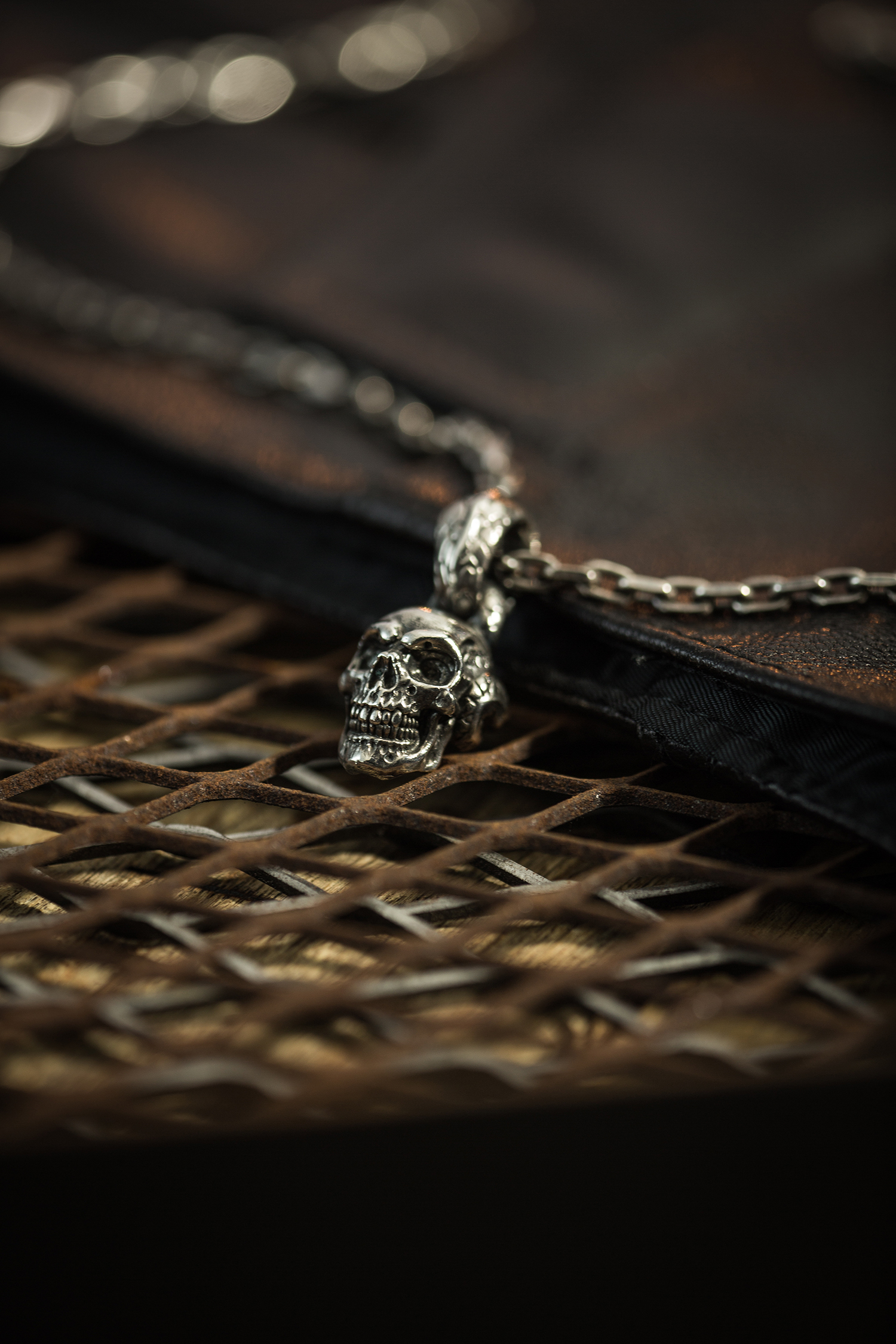 *Black Venom Jewelry- Poison The Skull Pendant 純銀骷顱吊墜。