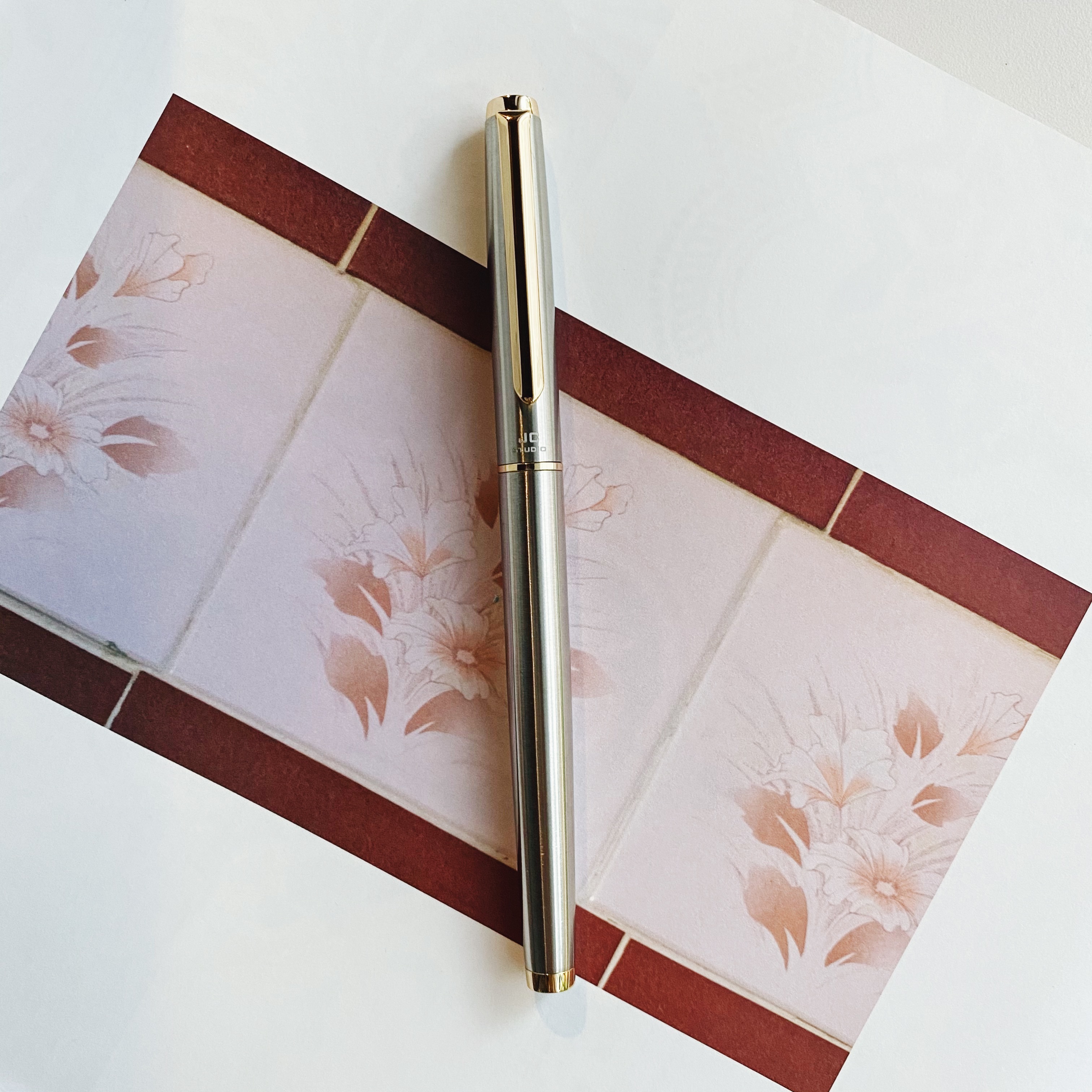 J.C. Studio 校園系列 經典白鐵 鋼筆