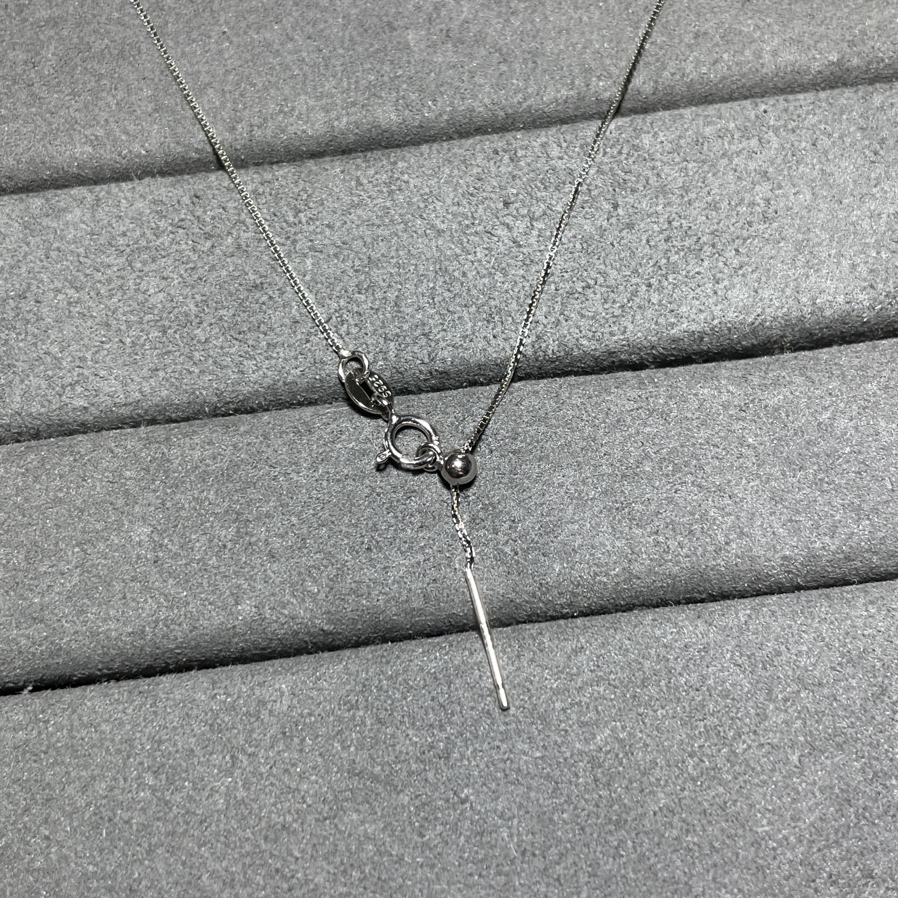 925純銀項鏈（可穿單珠及調較長度）