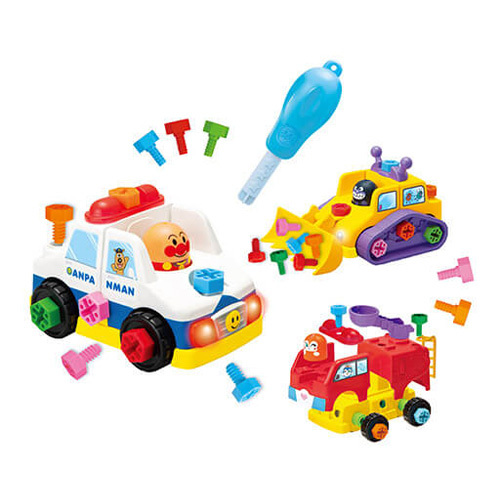 麵包超人DIY系列-組裝工程車套裝