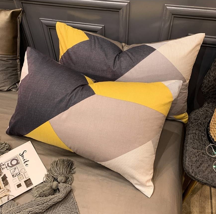 北歐風時尚純棉枕套(買一送一)