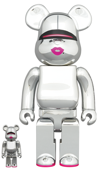 Bearbrick 100%+400% SORAYAMA × 2G SILVER Ve