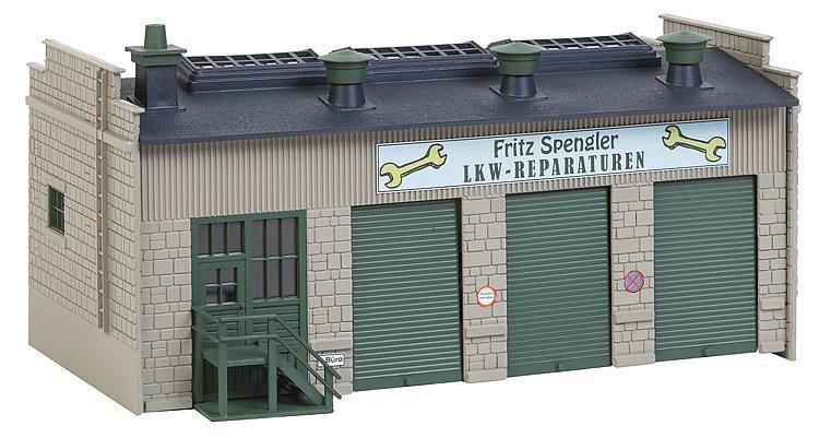 Faller 131385 HO scale, Truck maintenance factory