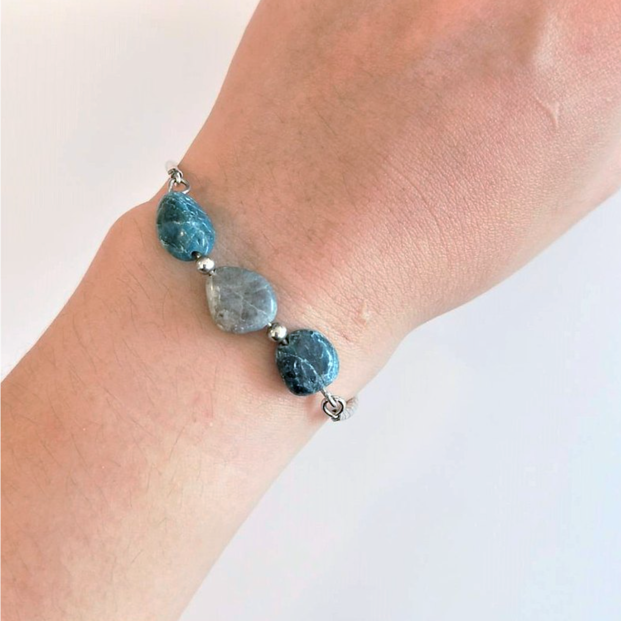 │特調│海瑟里斯 • 天然石 • 純銀手鍊