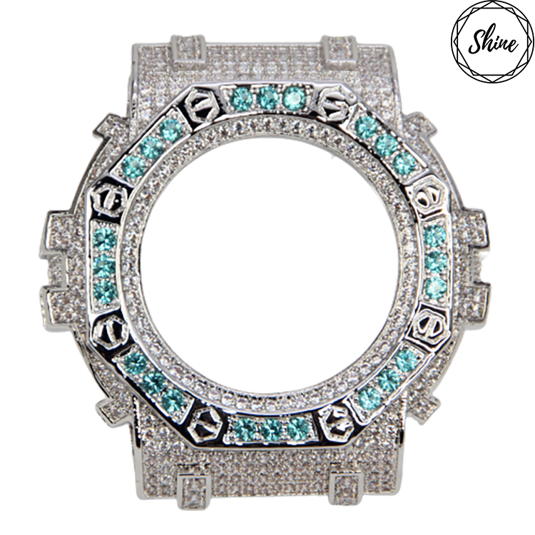 [限量] GMA 碧藍雙圈設計 銀色金屬錶殼