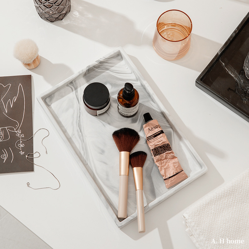 【ＡＨ112】大理石長方收納盤