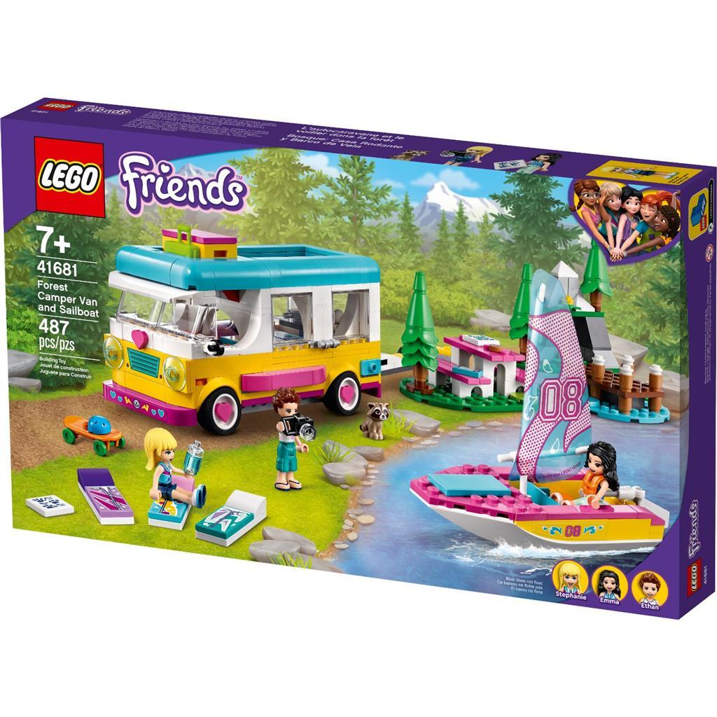 LEGO 41681 Forest Camper Van and Sailboat