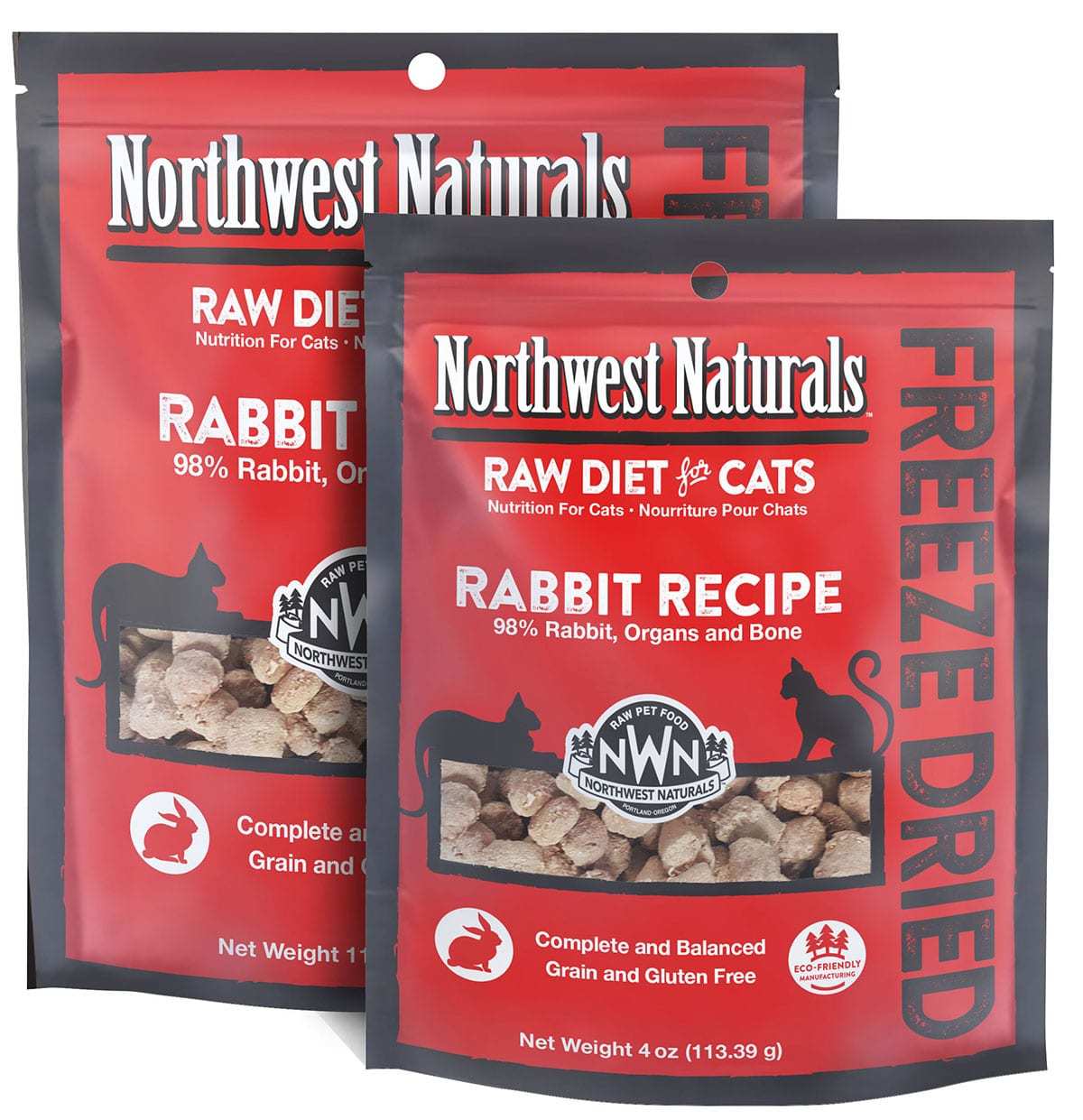 Northwest Naturals 凍乾貓糧系列- 兔肉11OZ *DOGGYHOUSE犬家莊