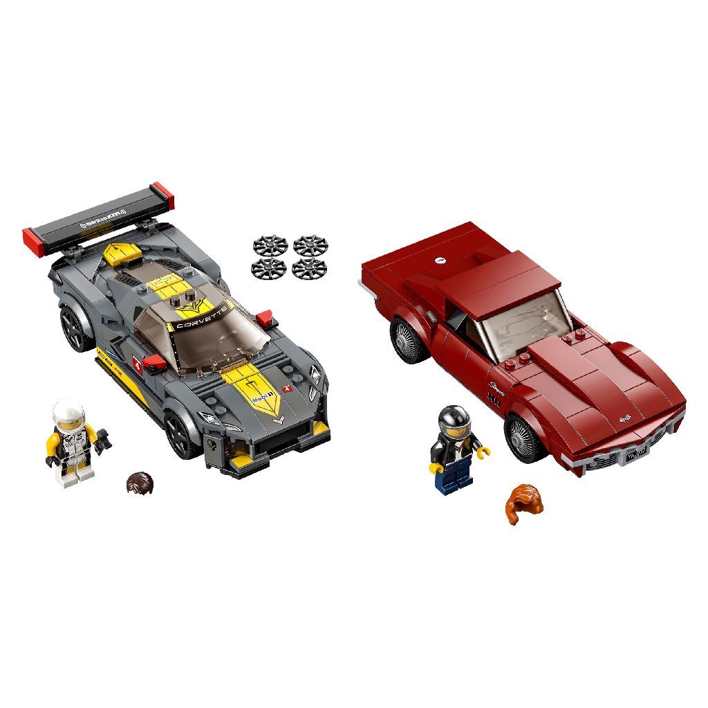 LEGO 76903 Chevrolet Corvette C8-R & 1968 C3