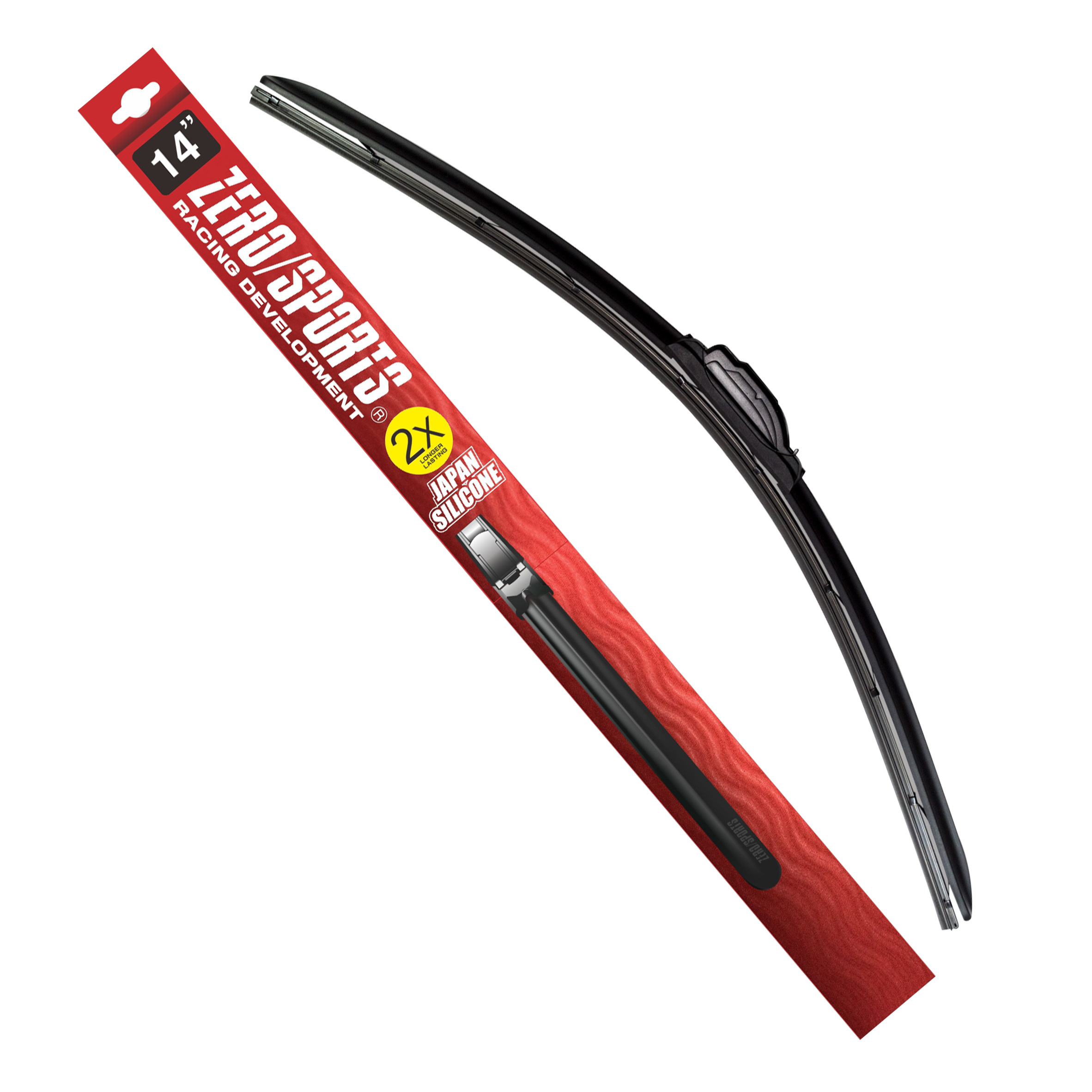 【日本ZERO/SPORTS】總代理-矽膠軟骨超潑水雨刷 ( 接頭免費贈)