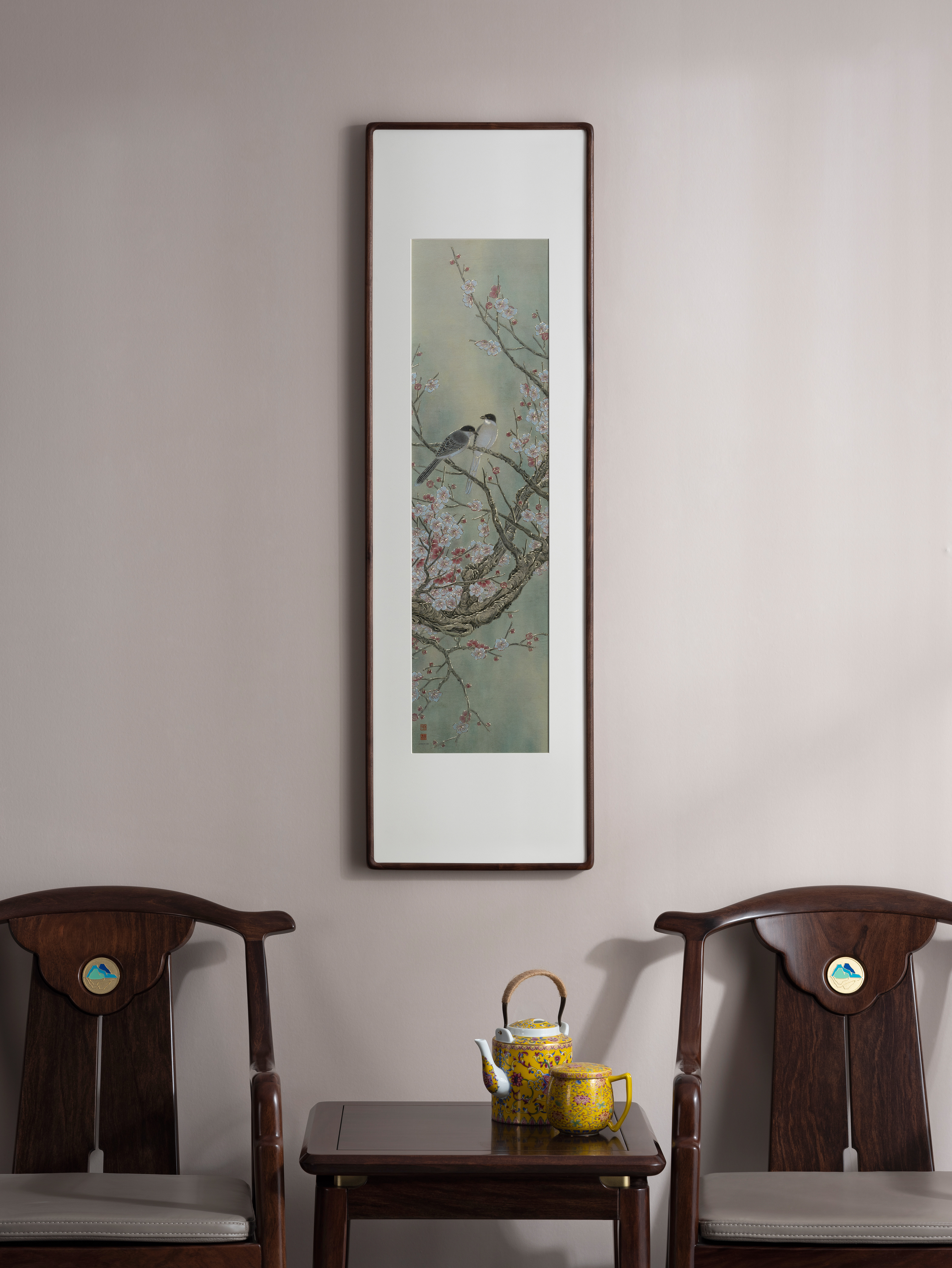 四條屏之冬(銅雕畫)◇已停產◇