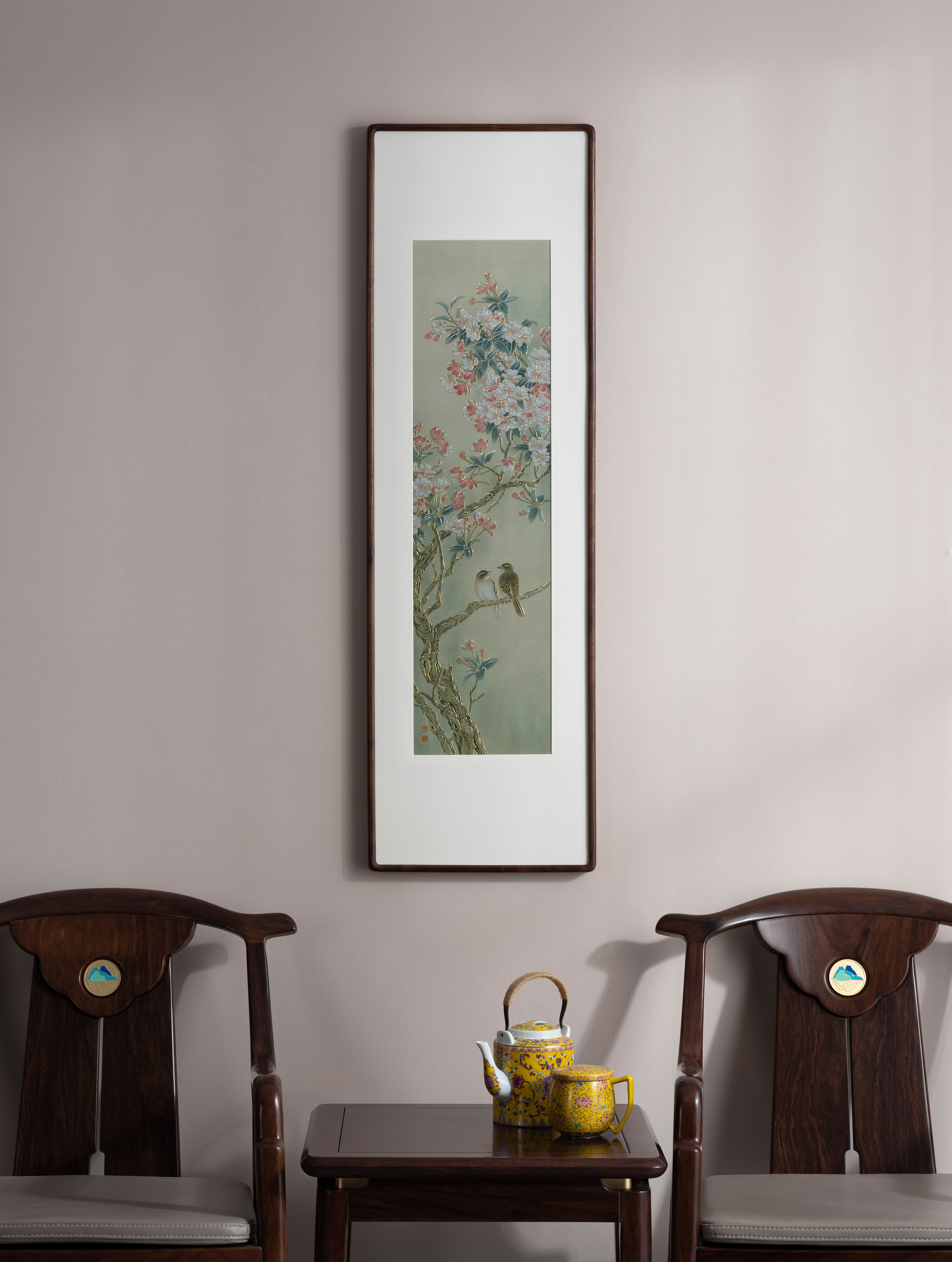 四條屏之春(銅雕畫)◇已停產◇