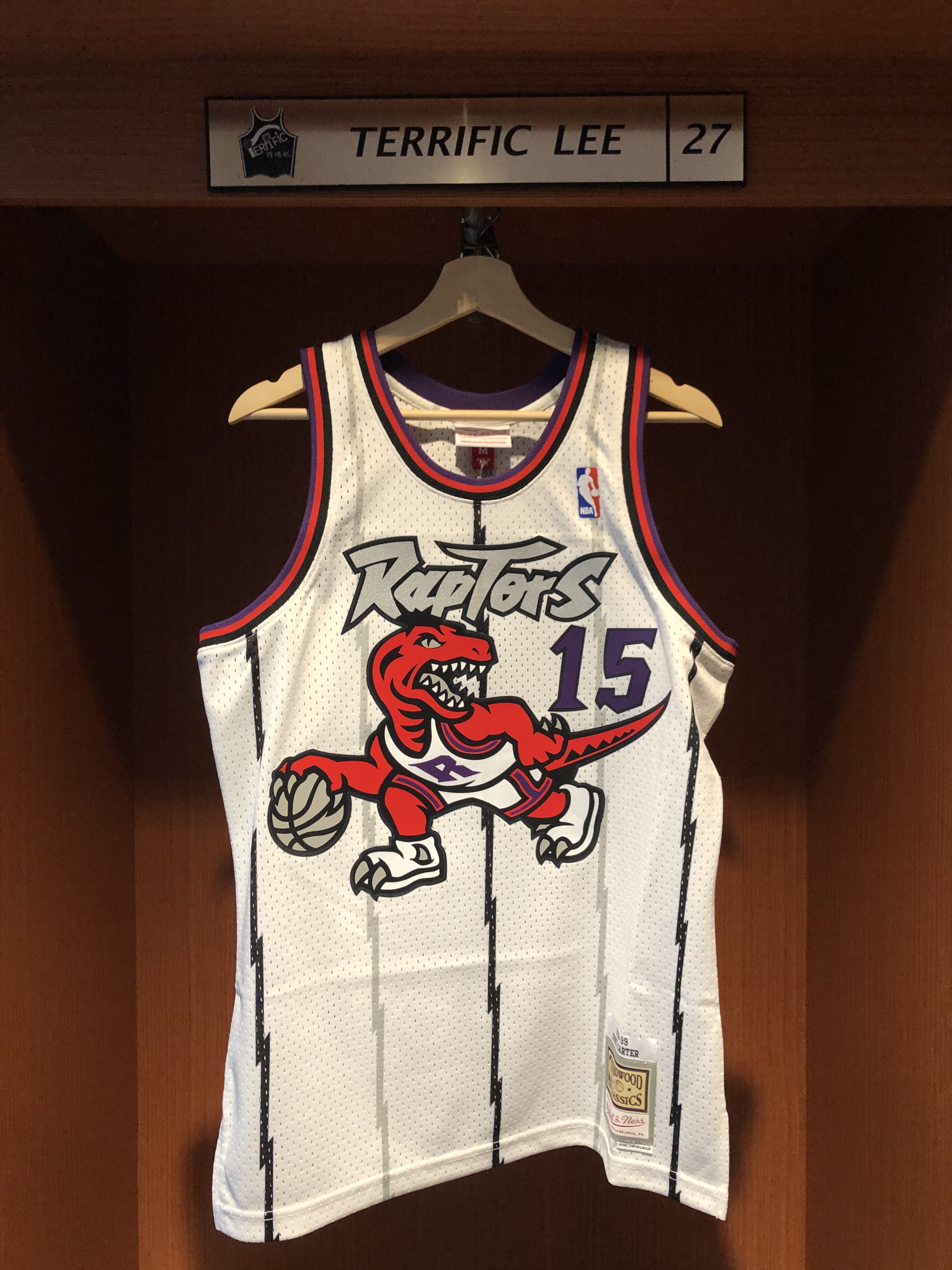 NBA球衣 Vince Carter 多倫多暴龍白 98-99 M&N Swingman G2 球迷版 熱轉印 全新