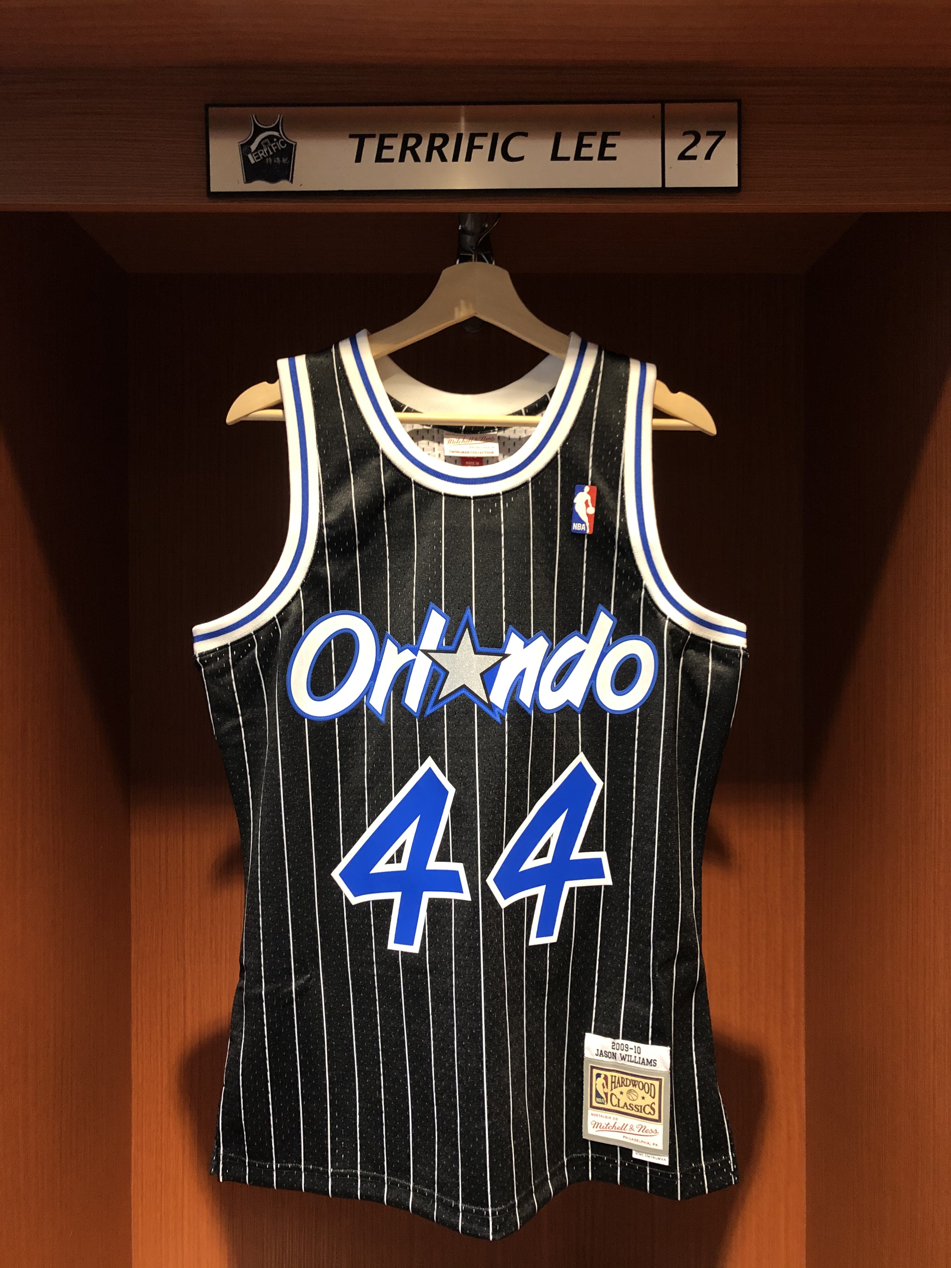 NBA球衣 Jason Williams 奧蘭多魔術黑條紋 09-10 M&N Swingman G2 球迷版 熱轉印 全新