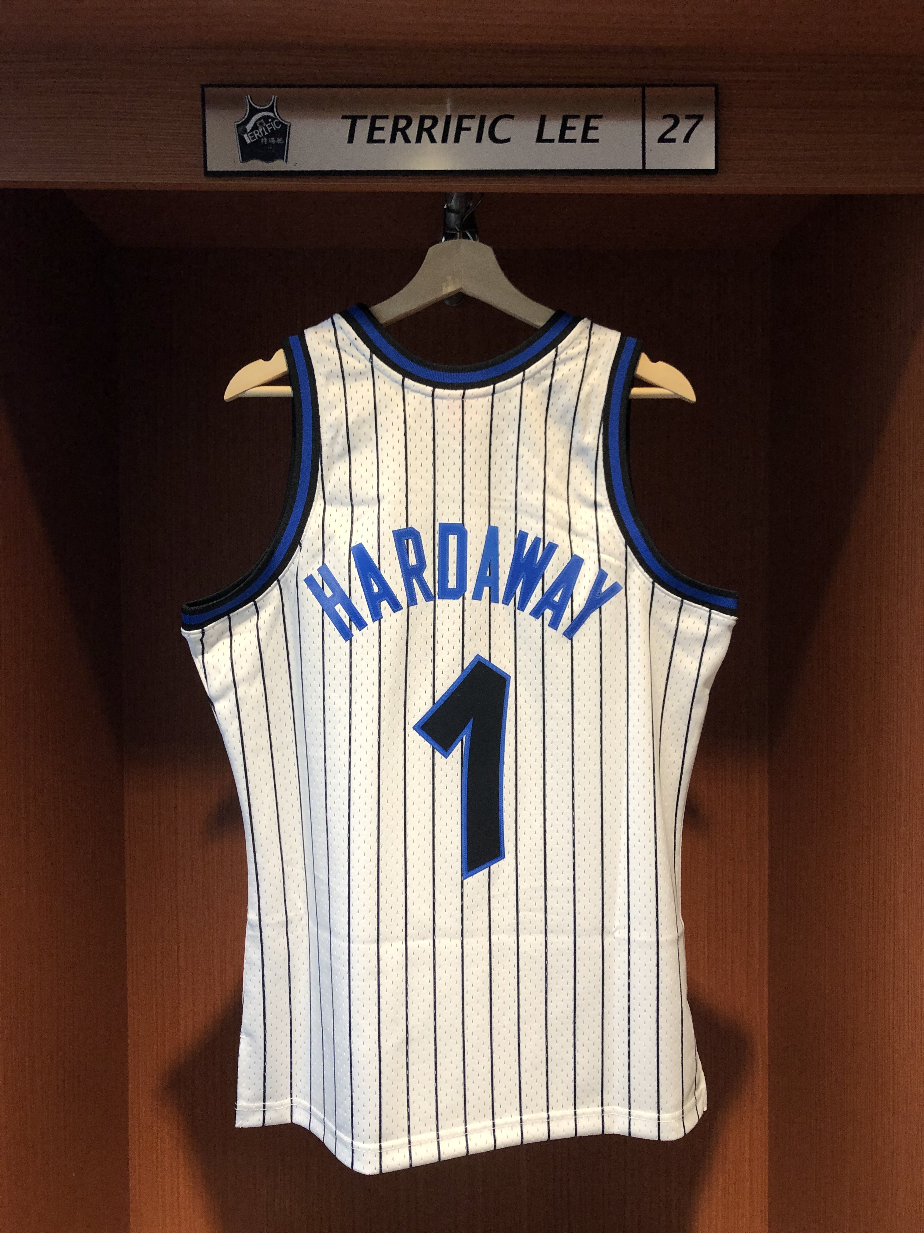 NBA球衣 Penny Hardaway 奧蘭多魔術 白條紋 93-94 M&N Swingman G2 球迷版 熱轉印 全新