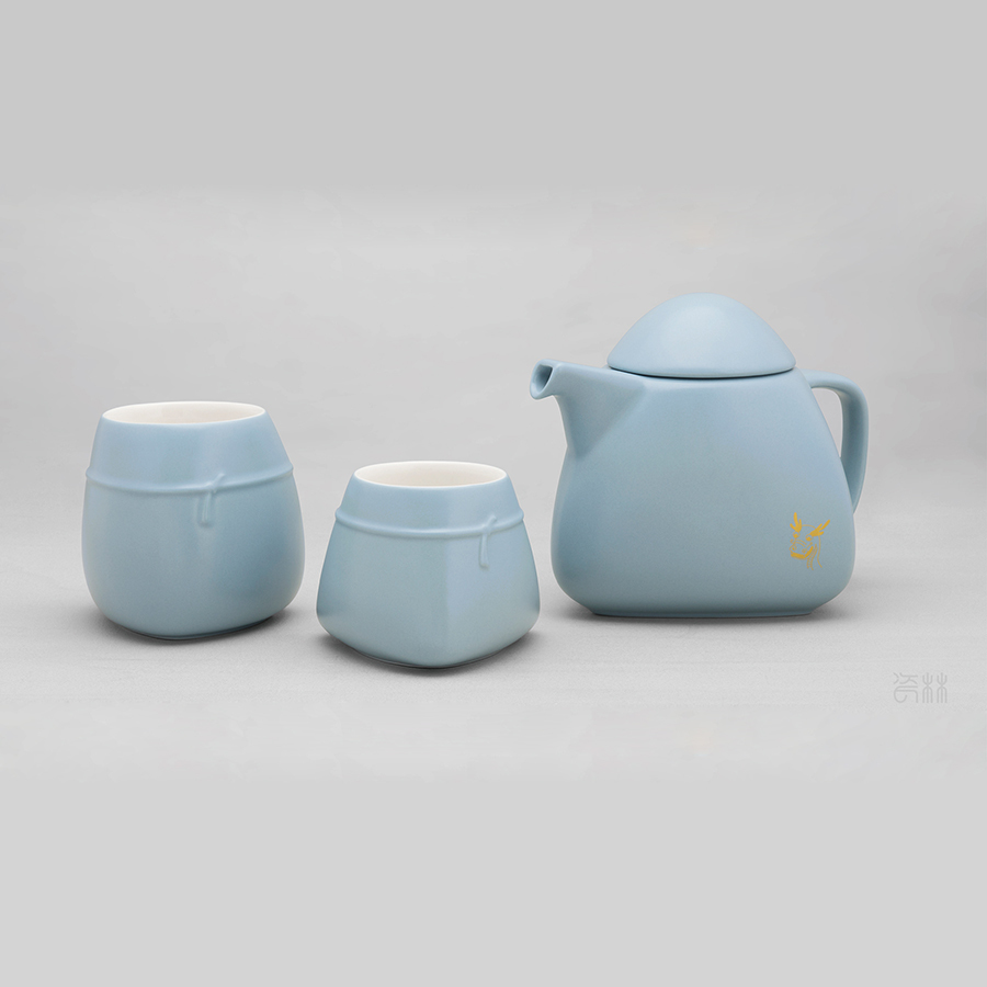 綴龍粽茶具組