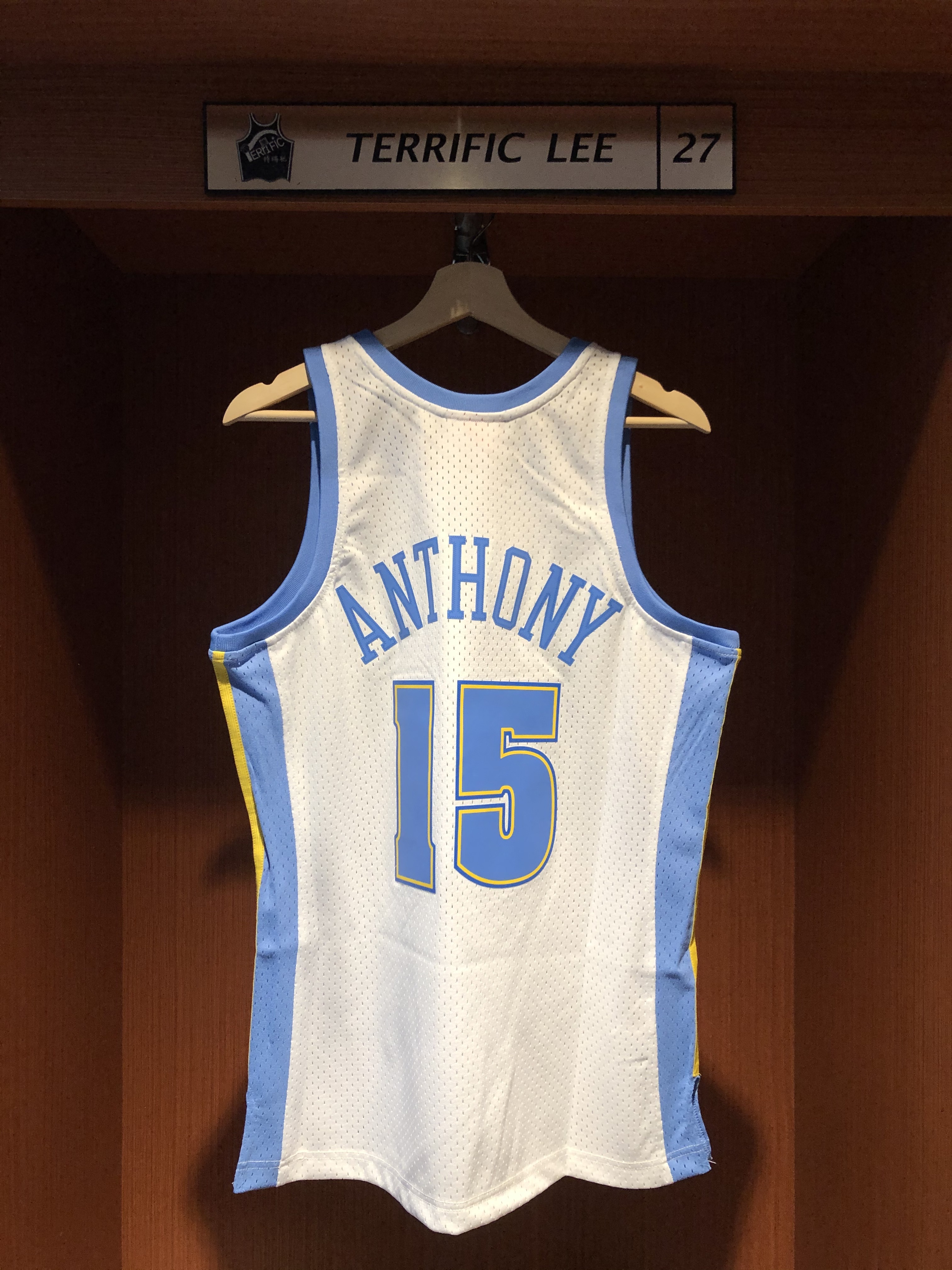 NBA球衣 Carmelo Anthony 丹佛金塊白 06-07 M&N Swingman G2 球迷版 熱轉印 全新