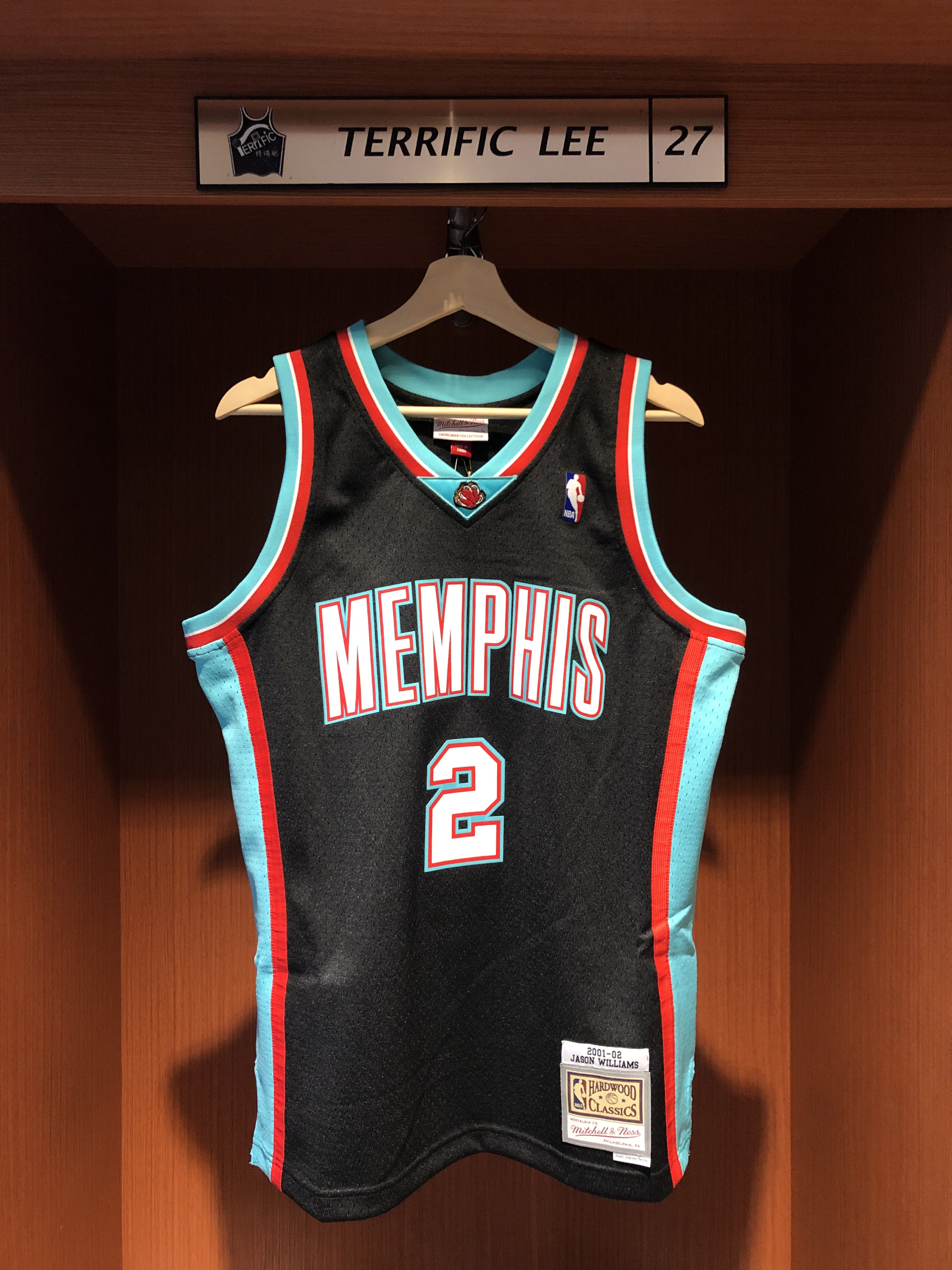NBA球衣 Jason Williams 曼非斯灰熊黑 01-02 M&N Swingman G2 球迷版 熱轉印 全新