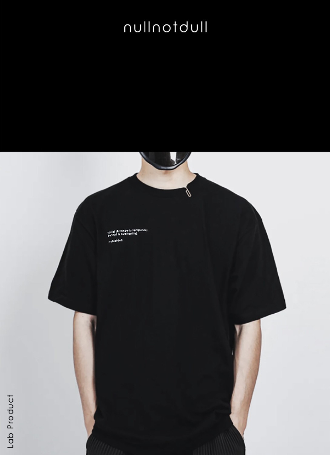 nullnotdull 別針 迴紋針 創世紀 標語 短袖 T