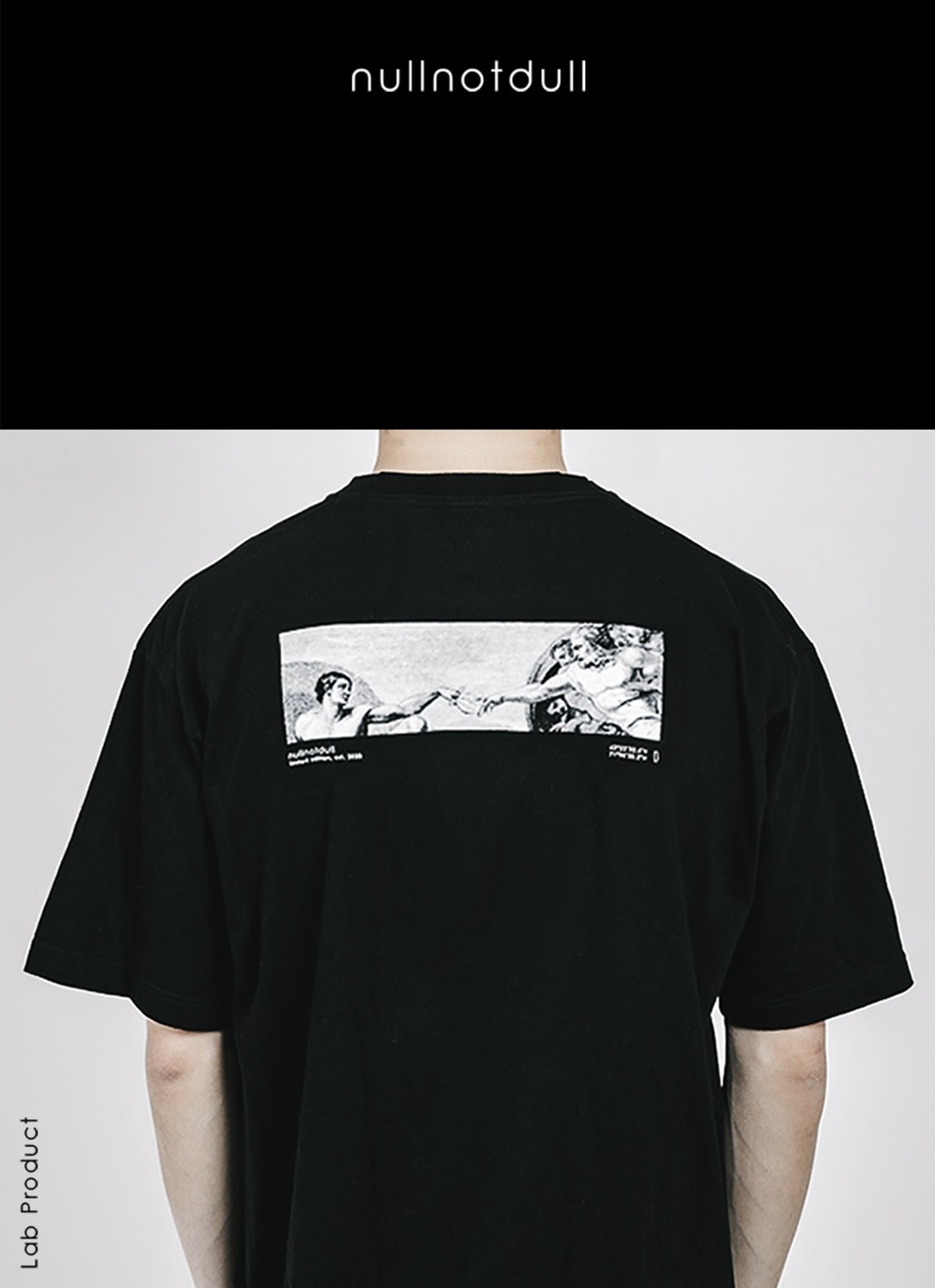 nullnotdull 別針 迴紋針 創世紀 標語 短袖 T