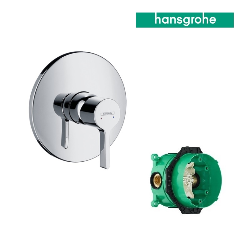 hansgrohe Metris S 31665, -000 + 01800, -180 Single lever shower mixer for concealed installation