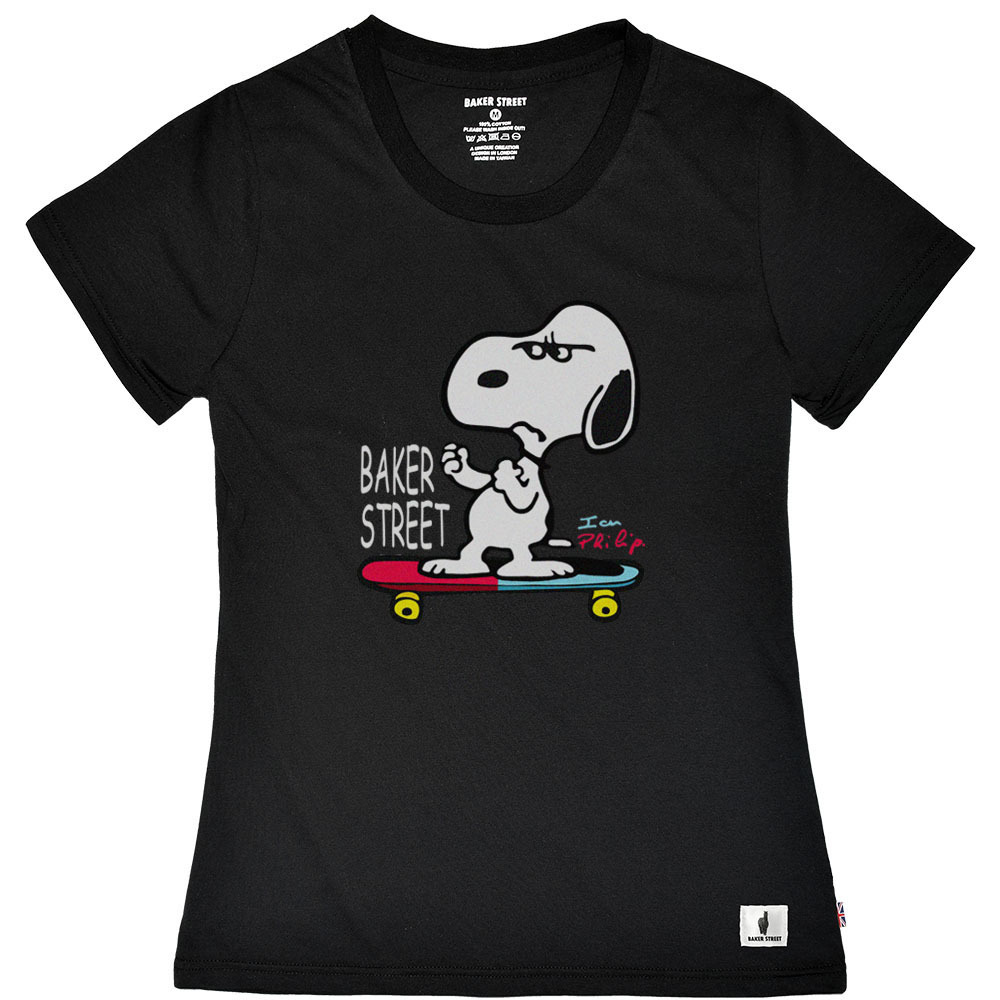 Skate Snoopy 生氣史奴比 女版短T