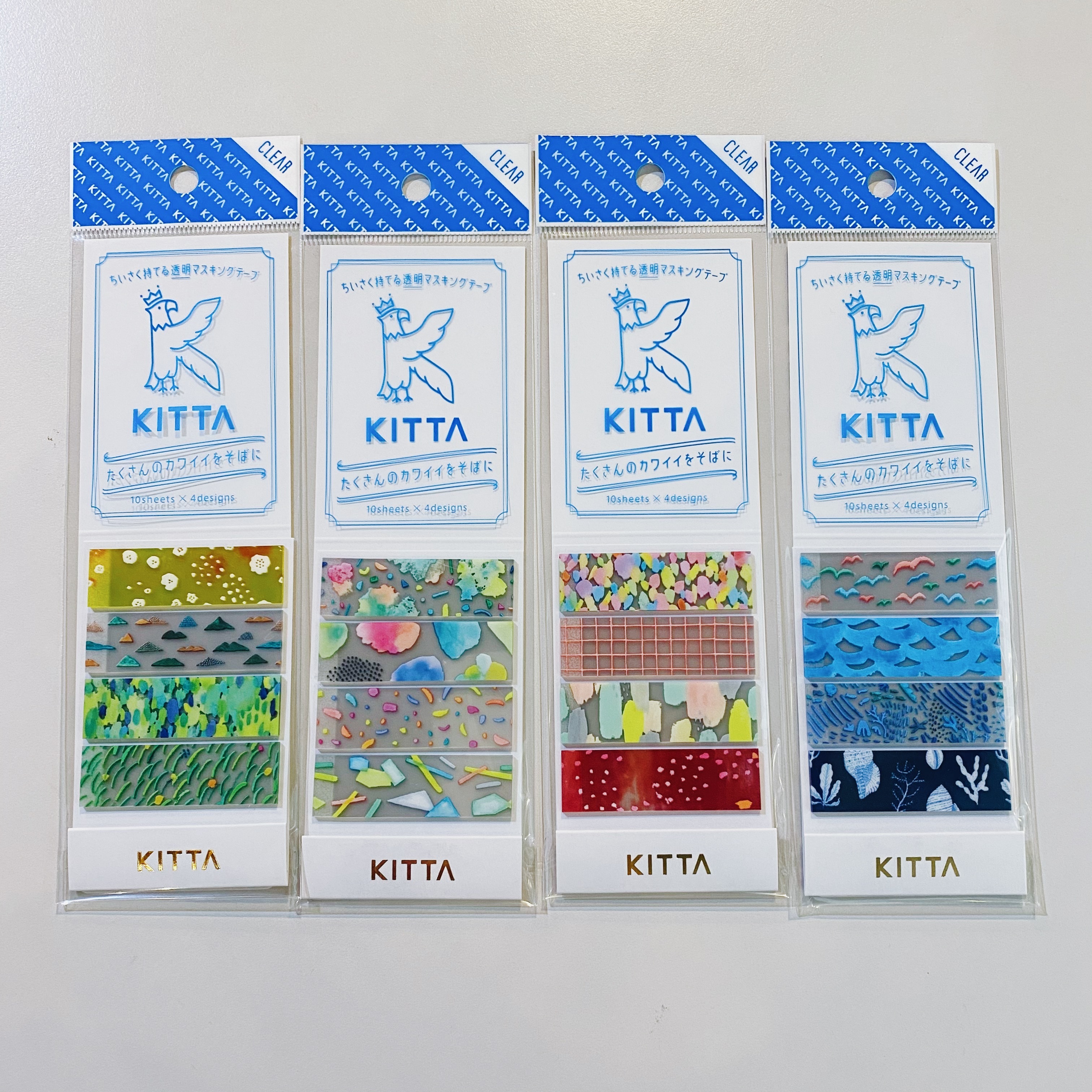 日本 KITTA  隨身攜帶膠帶  Clear透明系列