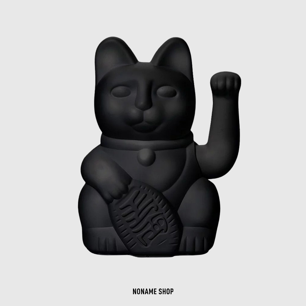 DONKEY Lucky Cat 招手 招財貓 幸運貓 霧黑