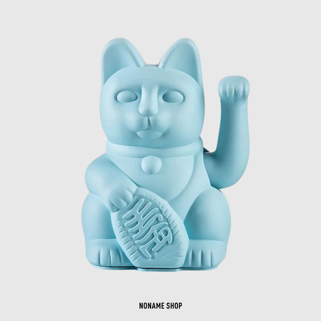 DONKEY Lucky Cat 招手 招財貓 幸運貓 淺藍