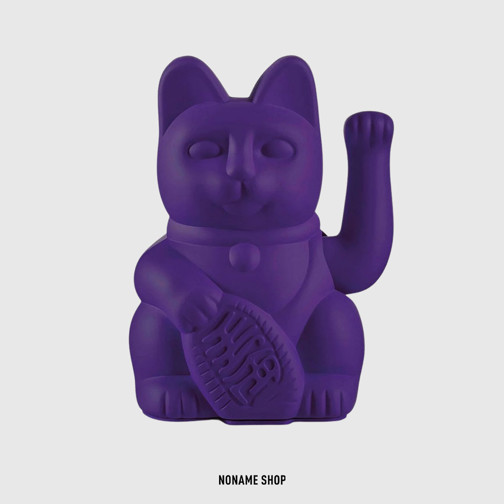 DONKEY Lucky Cat 招手 招財貓 幸運貓 紫羅蘭紫