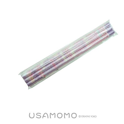 日本Usamomo萌兔桃桃-文具 2B鉛筆組(3支)
