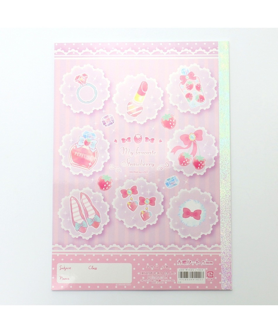 【日本Mother Garden】 筆記本-B5 5mm方格 美妝