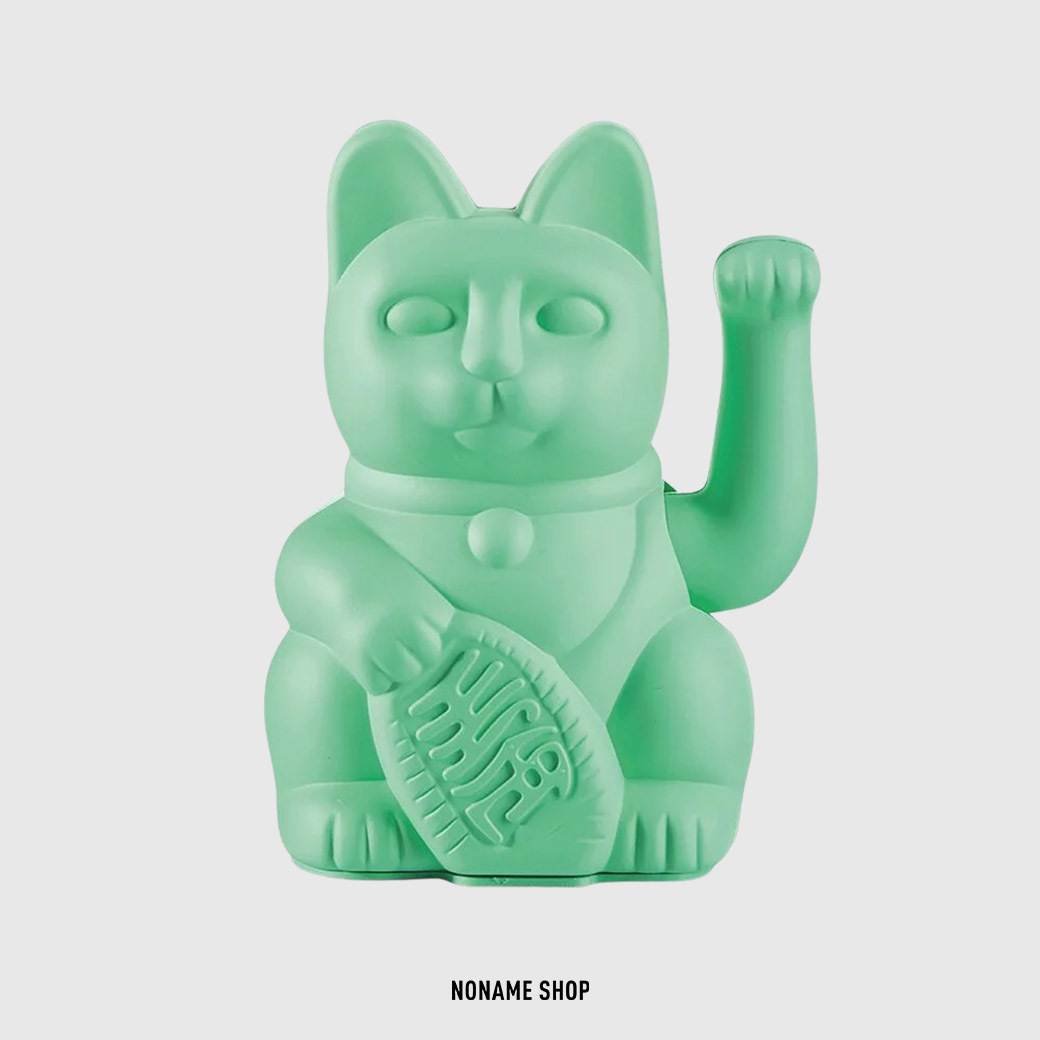 DONKEY Lucky Cat 招手 招財貓 幸運貓 薄荷綠