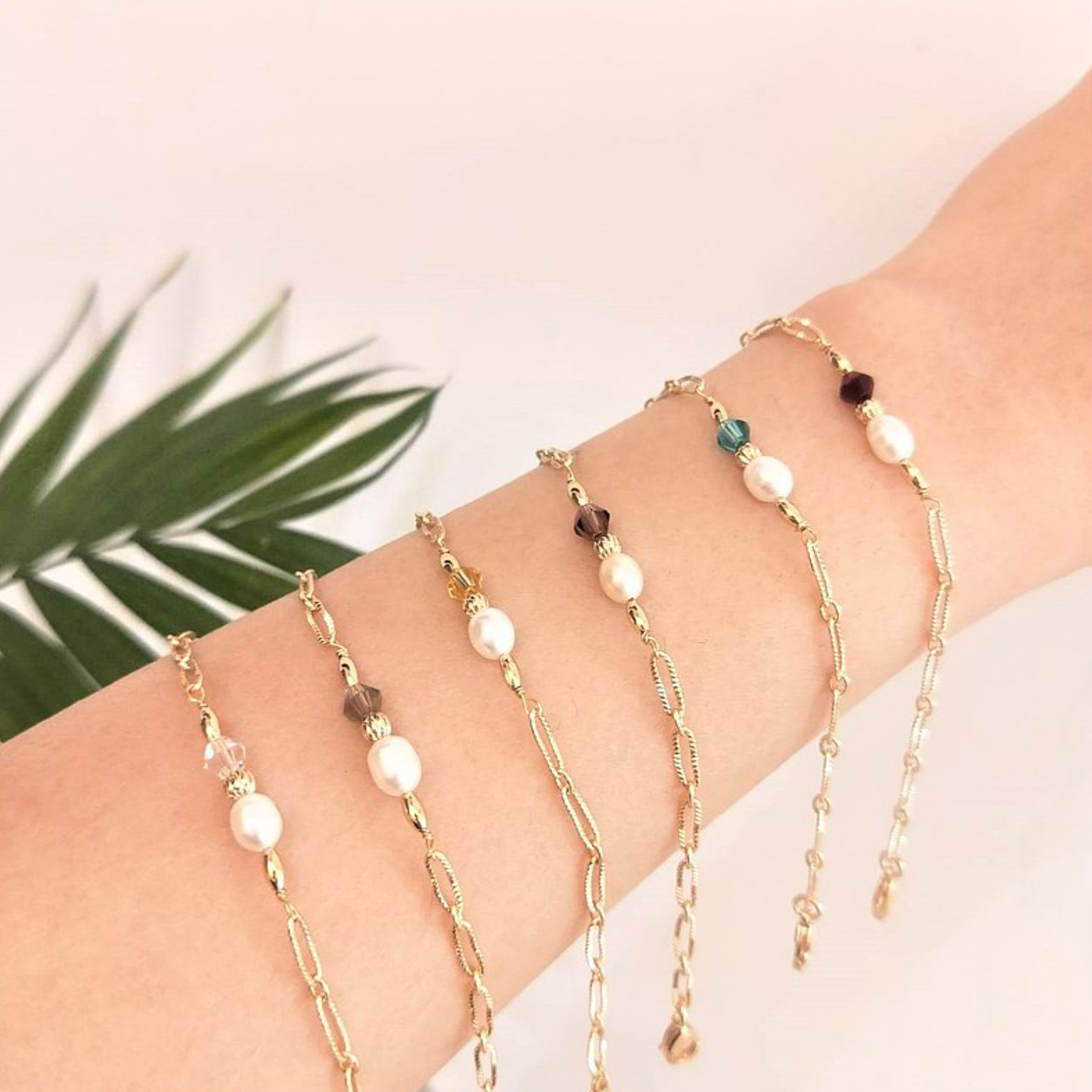 │輕奢│法式宮廷風 • 天然珍珠 • 手鍊 • 14K注金 • 14kgf