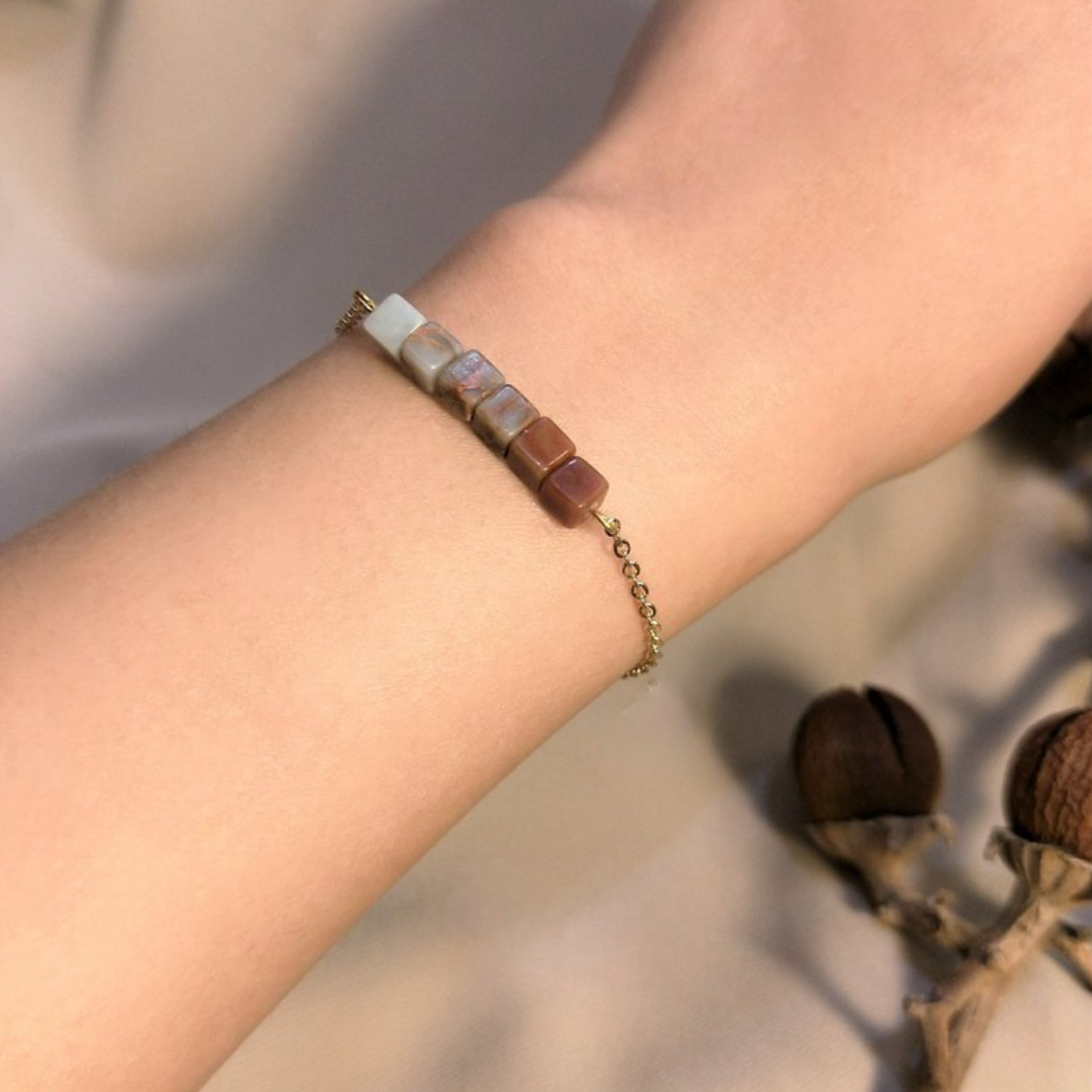 │輕奢│凡賽斯 • 葉蠟石 • 14K注金 • 14kgf • 設計師原創